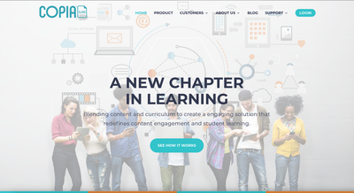 Content writing for ed tech company website 
